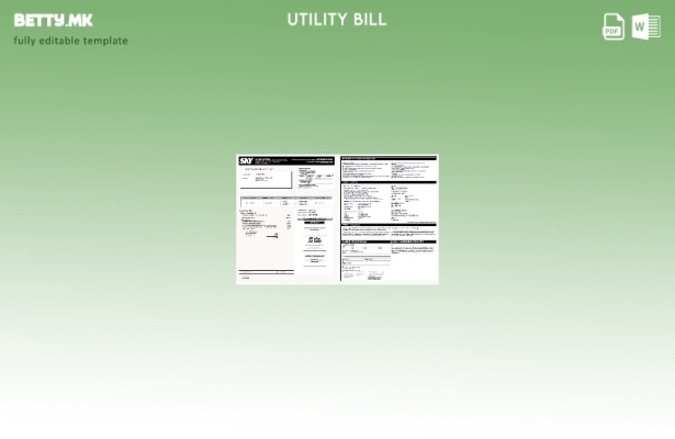 Модерен стил, страници за комунални сметки на Philippines Sky Cable Corporation,